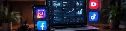 Panel de análisis de redes sociales
